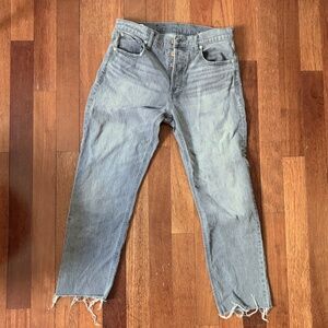 Gap cropped Grey Jeans - Cheeky straight high rise